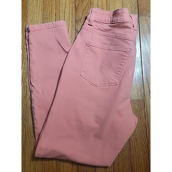 Talbots Simply Flattering Collection Denim Jean Jegging Size 10 Pink - Picture 5 of 10